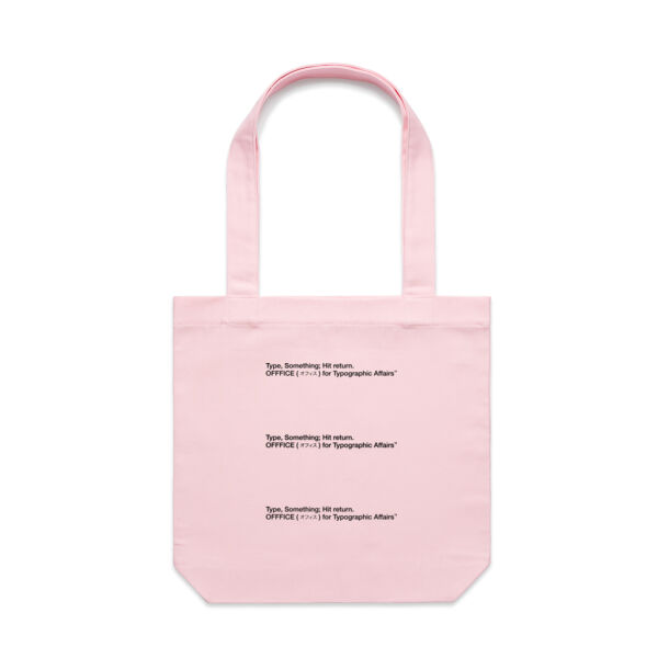 OFFFICE tag tote Thumbnail